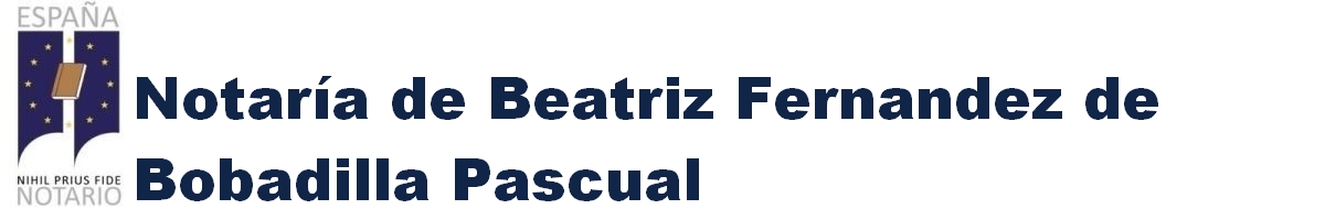 Notaría de Beatriz Fernández de Bobadilla Pascual en Manzanares