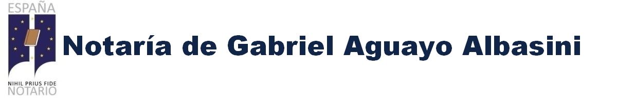 Notaría de Gabriel Aguayo Albasini en Lorca