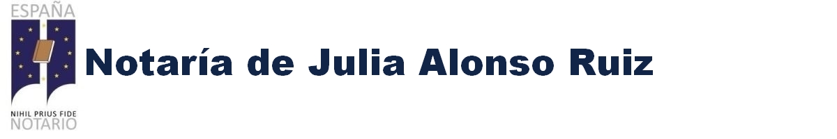 Notaría de Julia Alonso Ruiz en Peñafiel