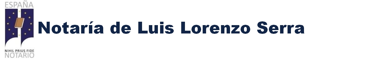 Notaría de Luis Lorenzo Serra en Almoradí